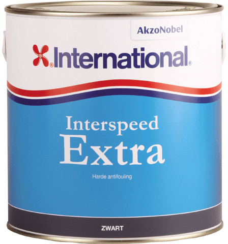 International Lak Interspeed antifouling blauw