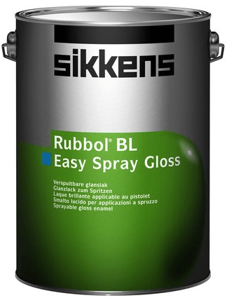 sikkens rubbol bl easy spray gloss lichte kleur 2.5 ltr
