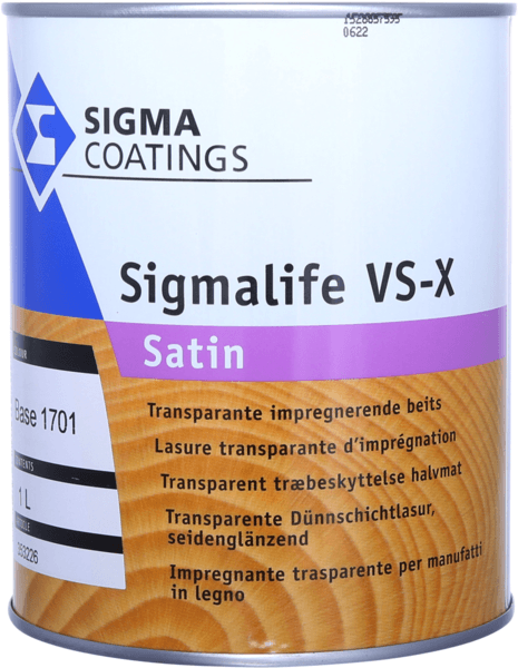 sigma sigmalife vs x satin kleur 2.5 ltr