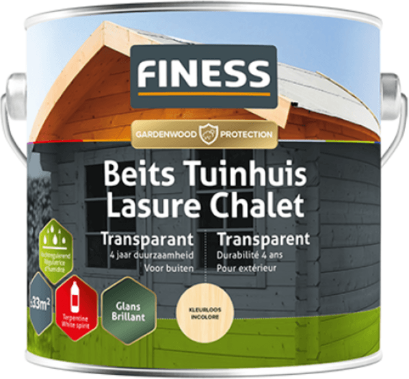 Finess Tuinbeits Transparant Glans 2538 Red Cedar 2,5l