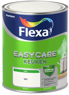 flexa easycare muurverf mat keuken lichte kleur 1 ltr
