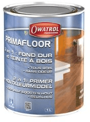 PrimaFloor - Kleurloze grondlaag voor alle houtsoorten - Owatrol Pro - 1 L Antiekwit