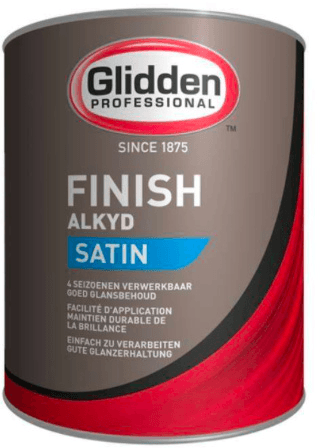 glidden alkyd finish satin donkere kleur 1 ltr