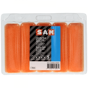 sam flock acryl lakroller 10 cm 5 stuks