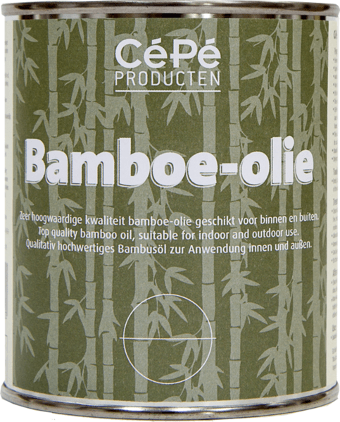 cepe bamboe olie transparant 0.5 ltr