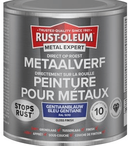 rust-oleum metal expert metaalverf gloss ral 8003 0.25 ltr