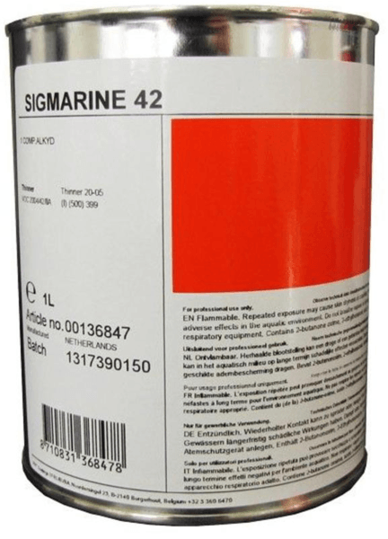 sigma sigmarine 42 kleurloos 5 ltr